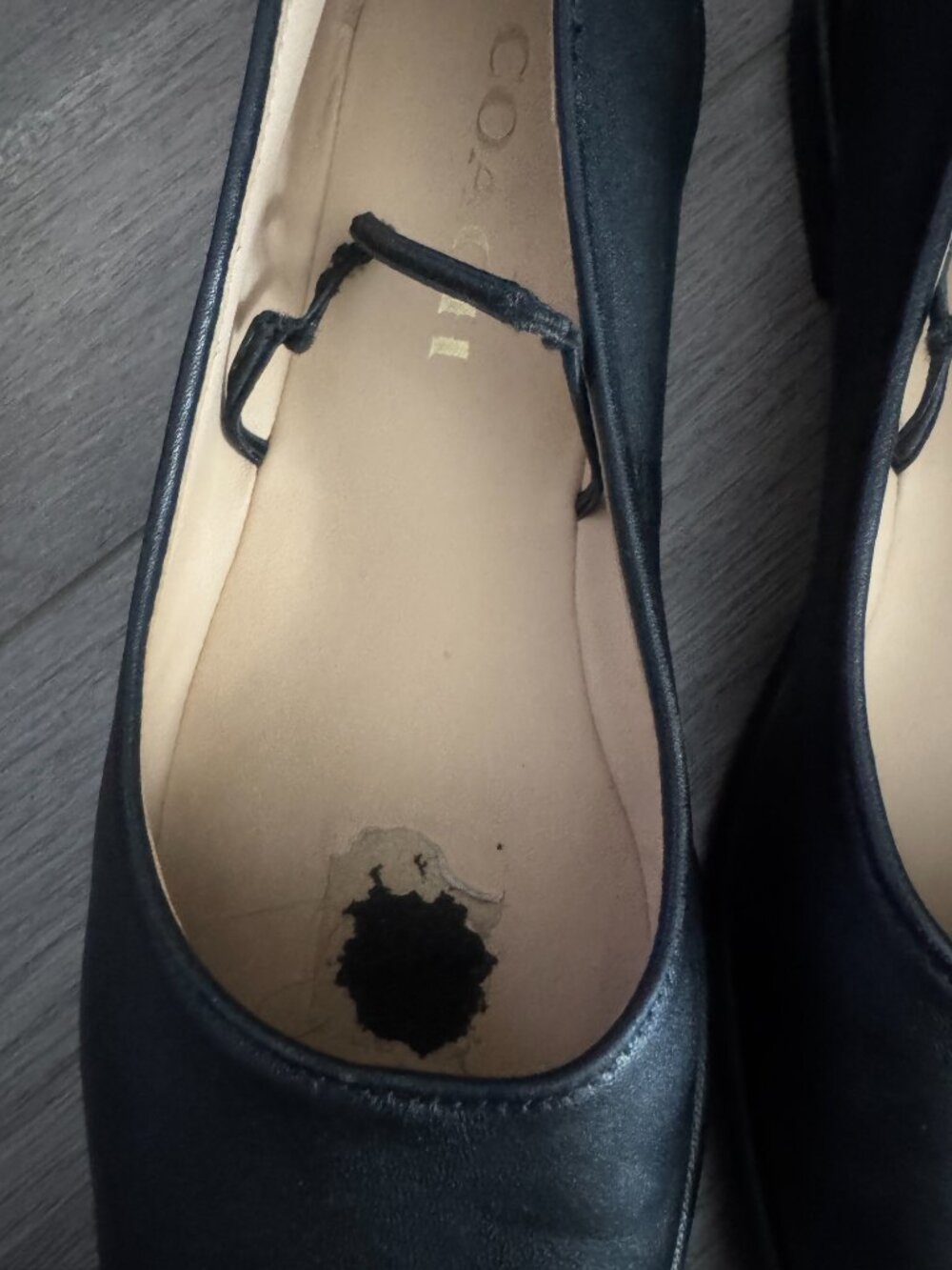 Coach Black Leather Flats | Size 7B | Store Try-On Pair | Read Description - Picture 5 of 16